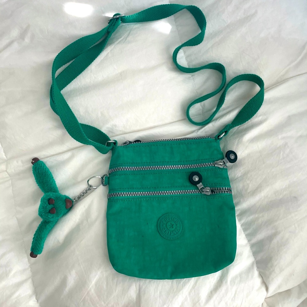 Green Kipling Crossbag